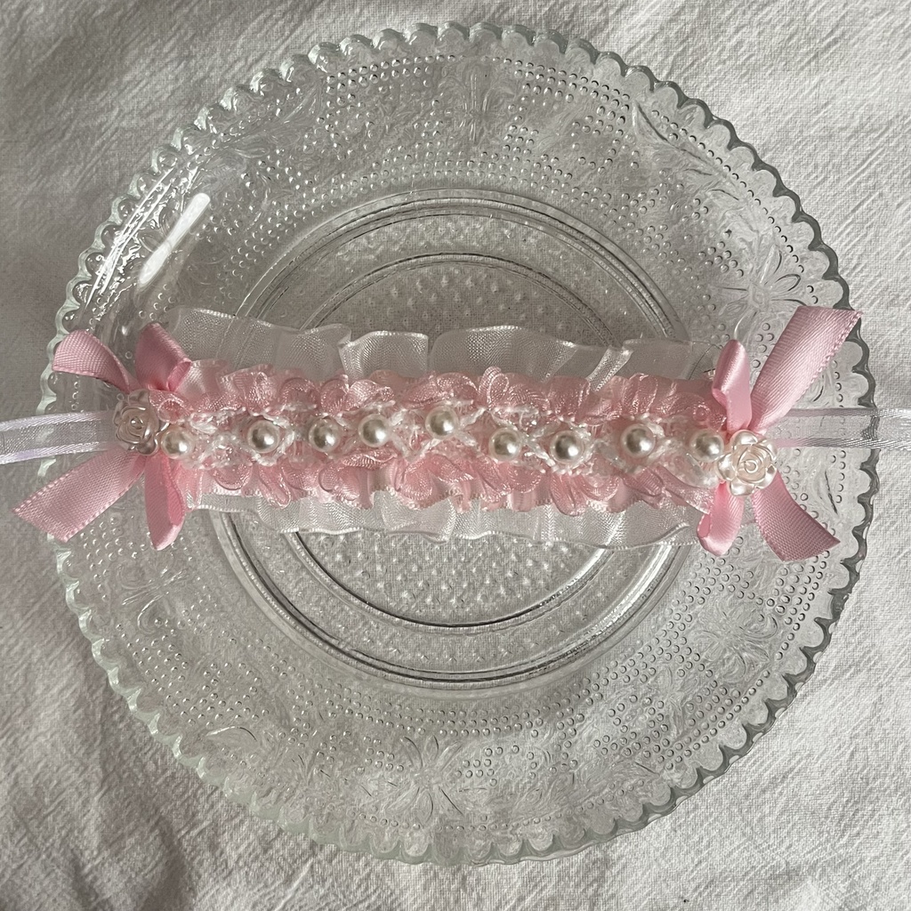 8cm用ヘッドドレス perl