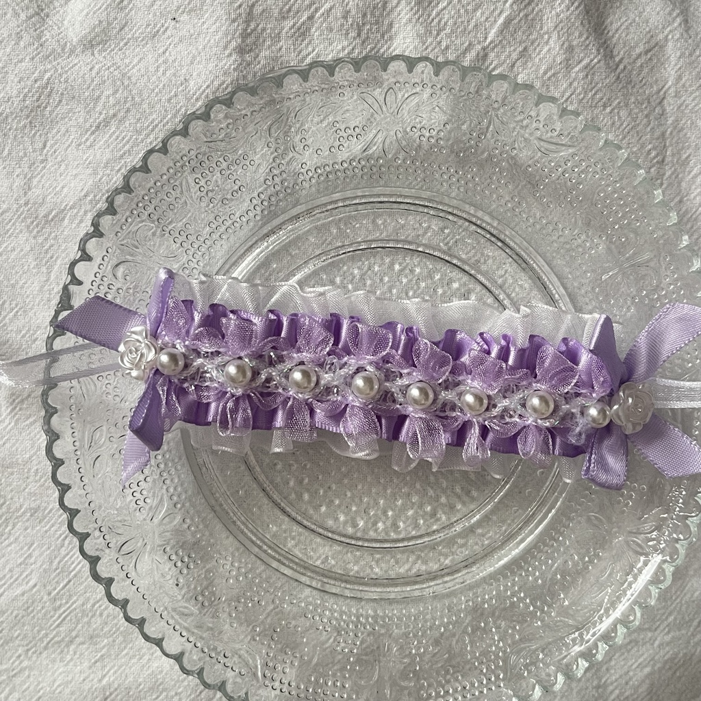 8cm用ヘッドドレス perl