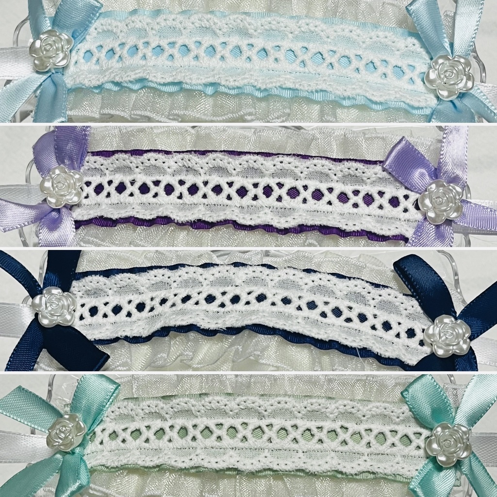 8cm用ヘッドドレス chiffon