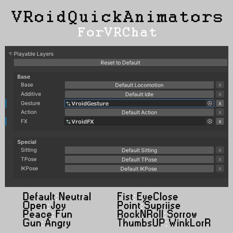 VRoidQuickAnimators