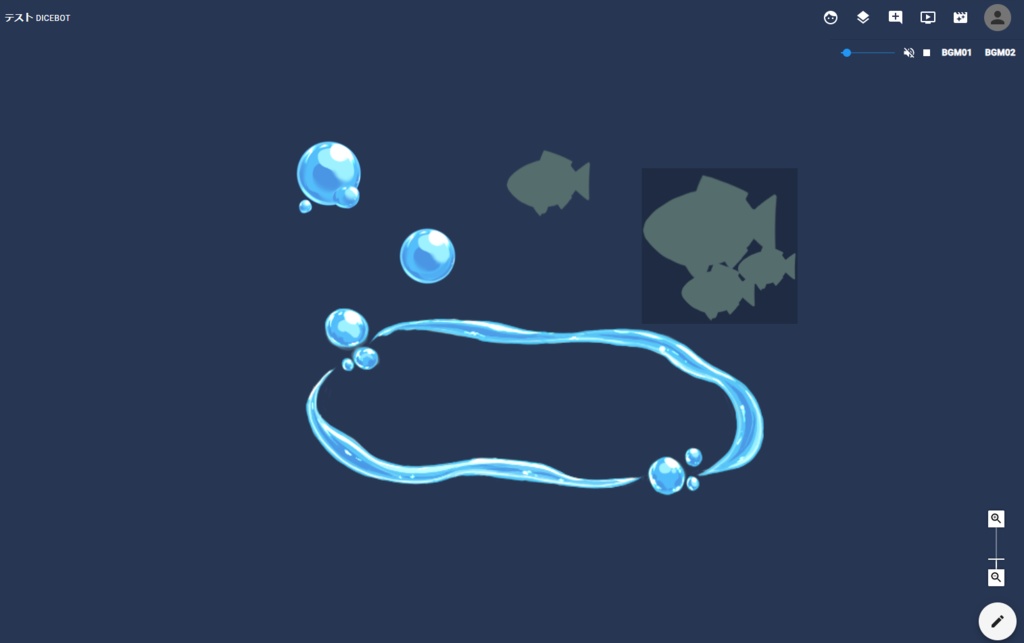 【ココフォリア素材】水中素材