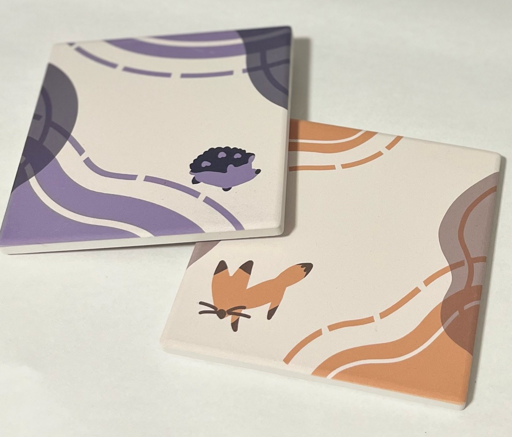 概念白雲石コースター