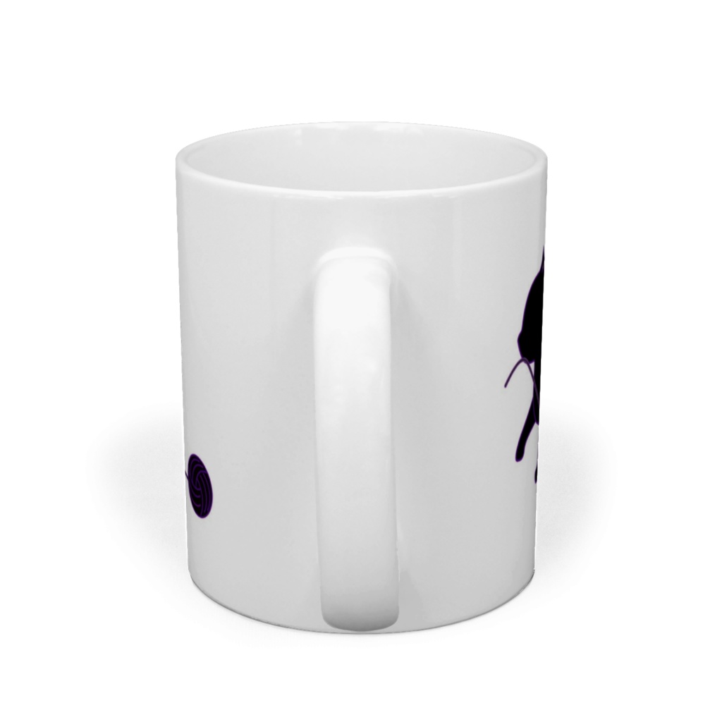 黒猫レンマグカップ