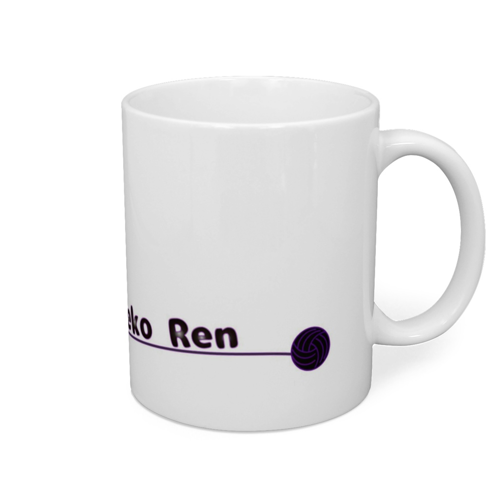 黒猫レンマグカップ