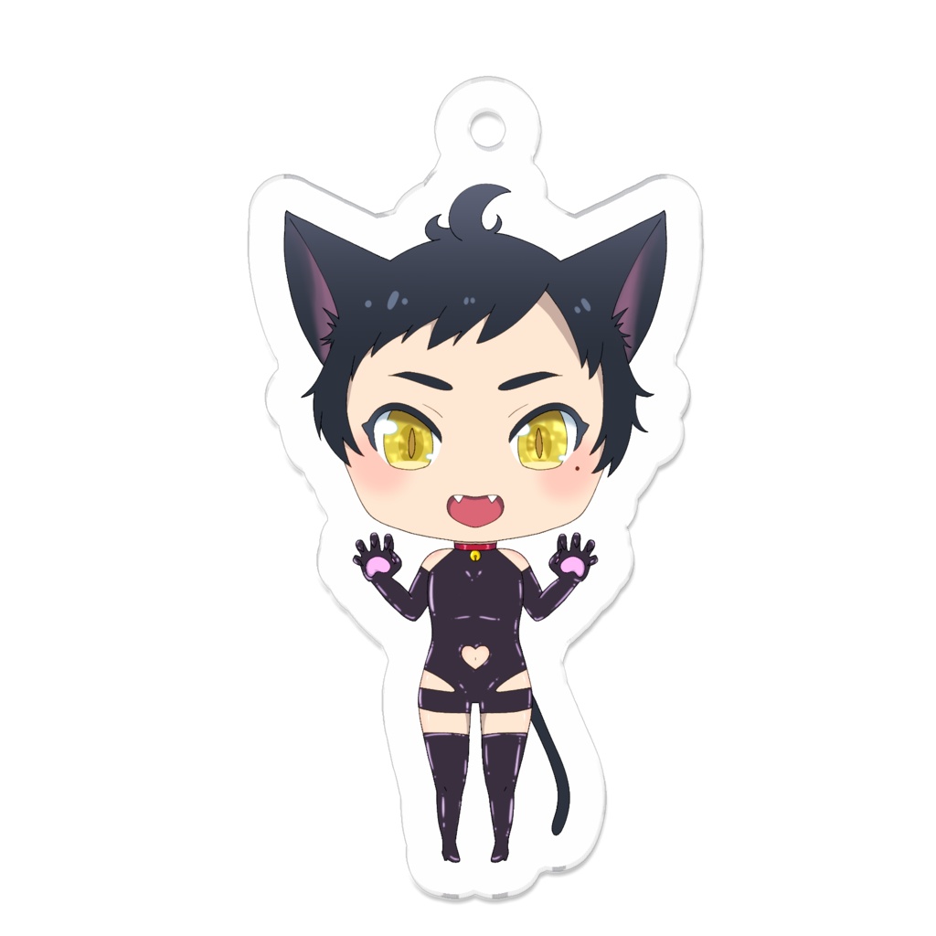 黒猫レン ステージ衣装アクキー