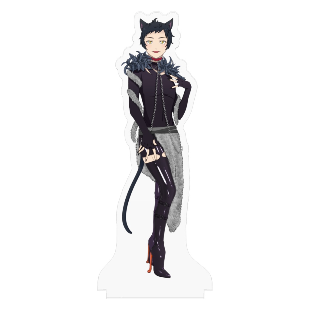黒猫レン ステージ衣装 アクリルフィギュア