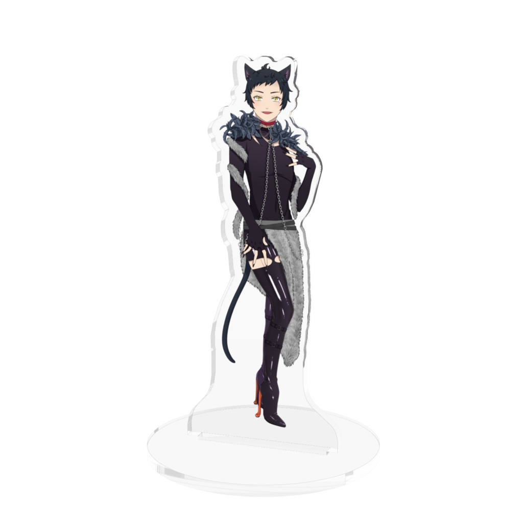 黒猫レン ステージ衣装 アクリルフィギュア