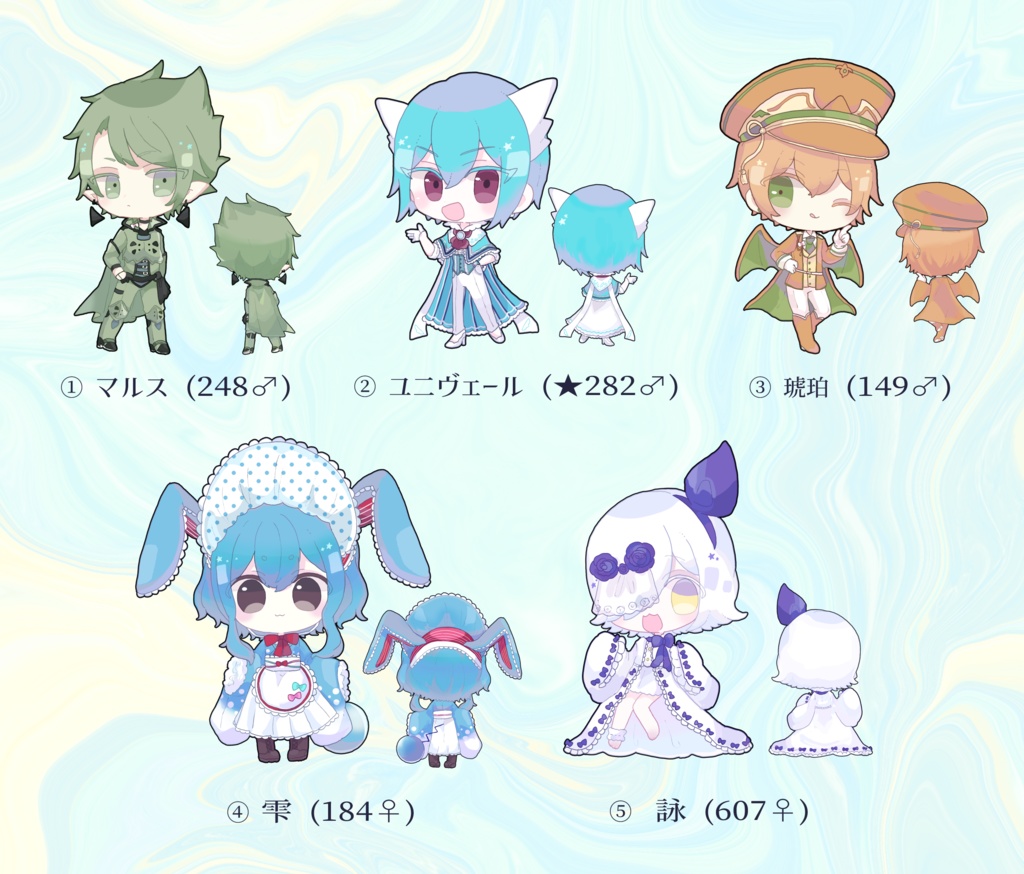 アクリルスタンドシリーズ第二弾