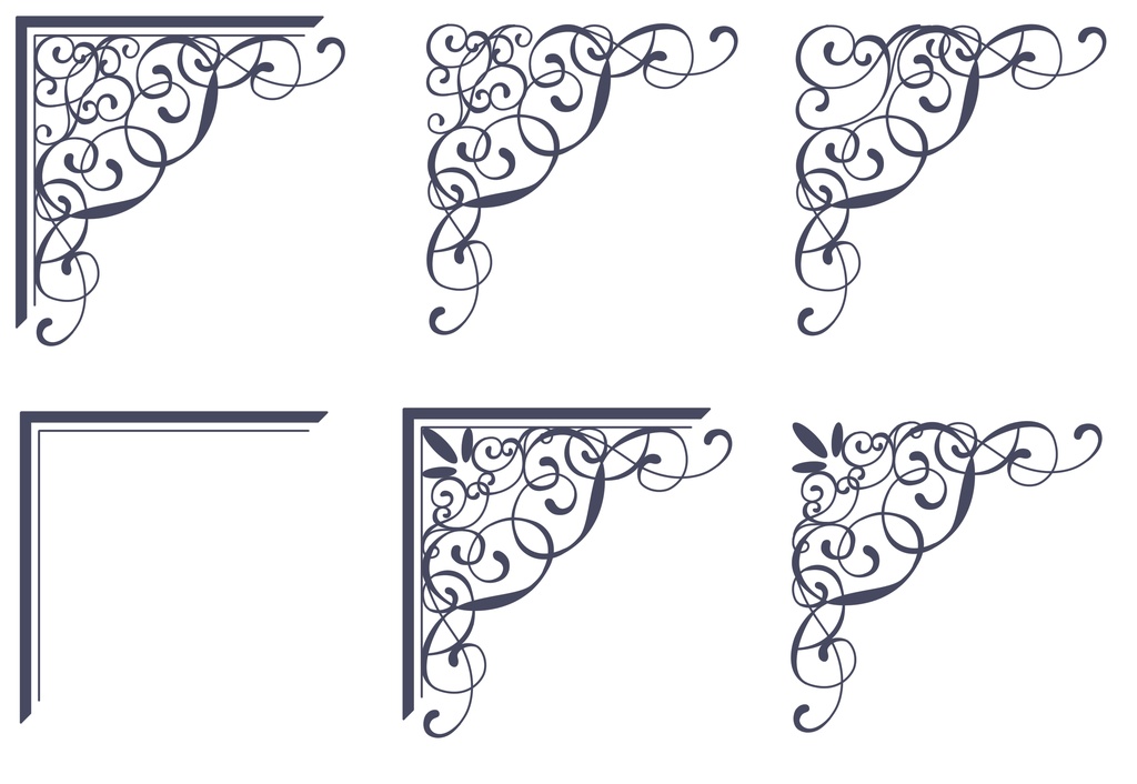 【フリー素材】アンティーク調角枠【無料】