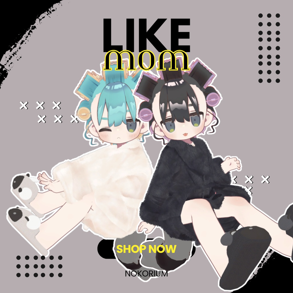 お風呂上がりセット【VRChat想定】