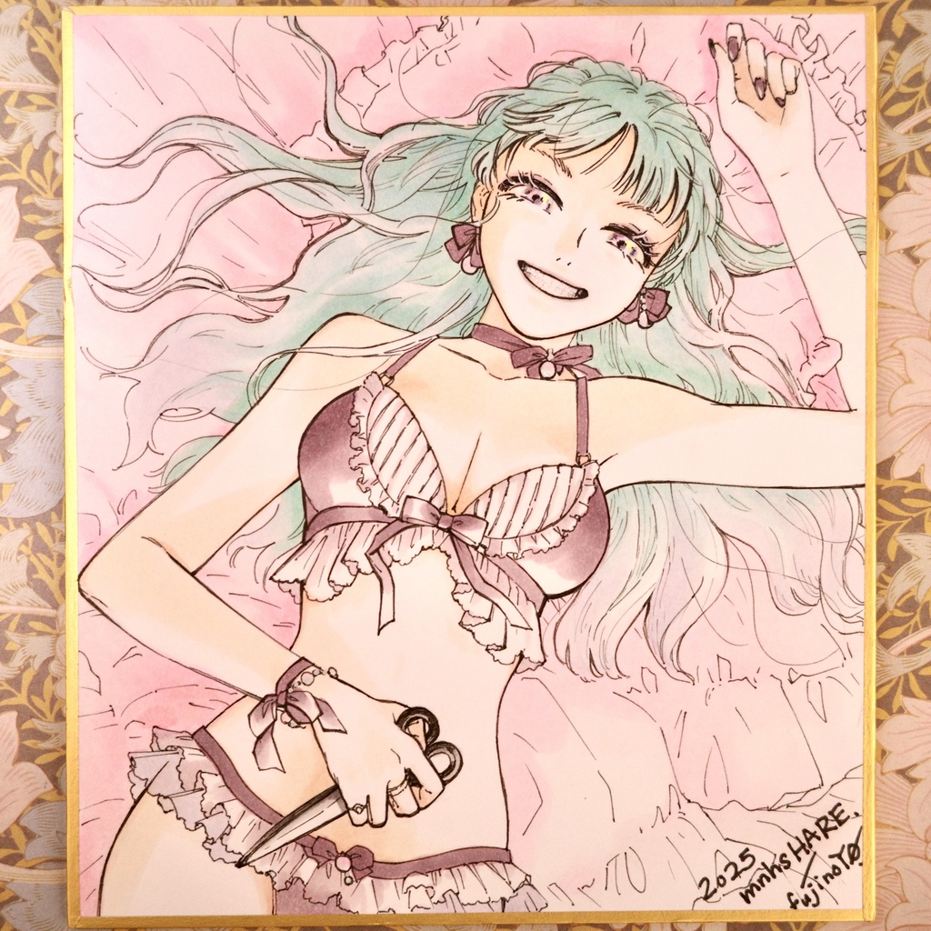 カラーミニ色紙　原画