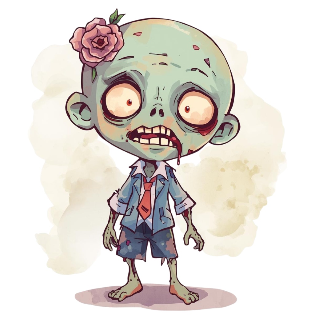 可愛い水彩画のハロウィンクリップアート 31点セット(PNG)