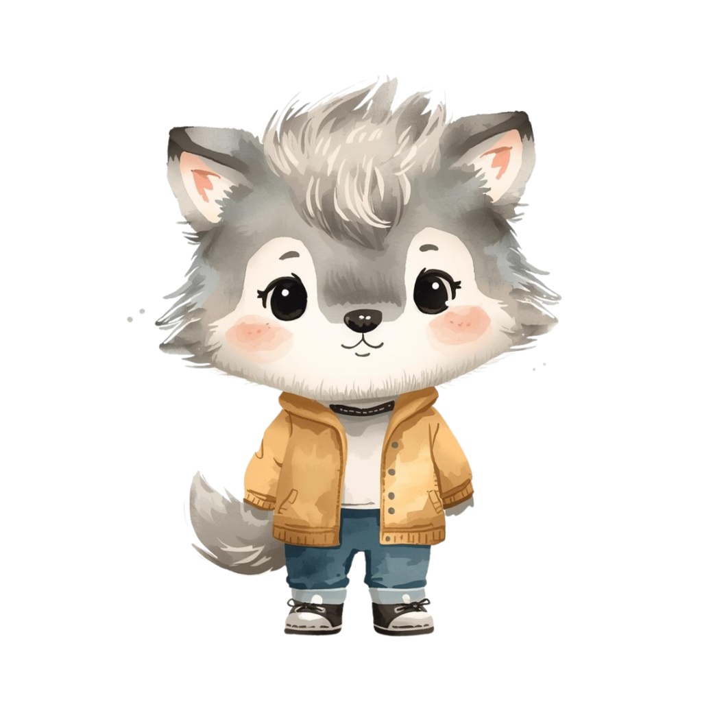 可愛い水彩画のハロウィンクリップアート 31点セット(PNG)