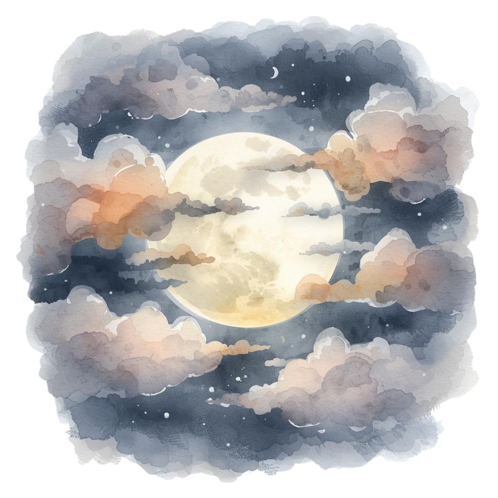 可愛い水彩画のハロウィンクリップアート 31点セット(PNG)