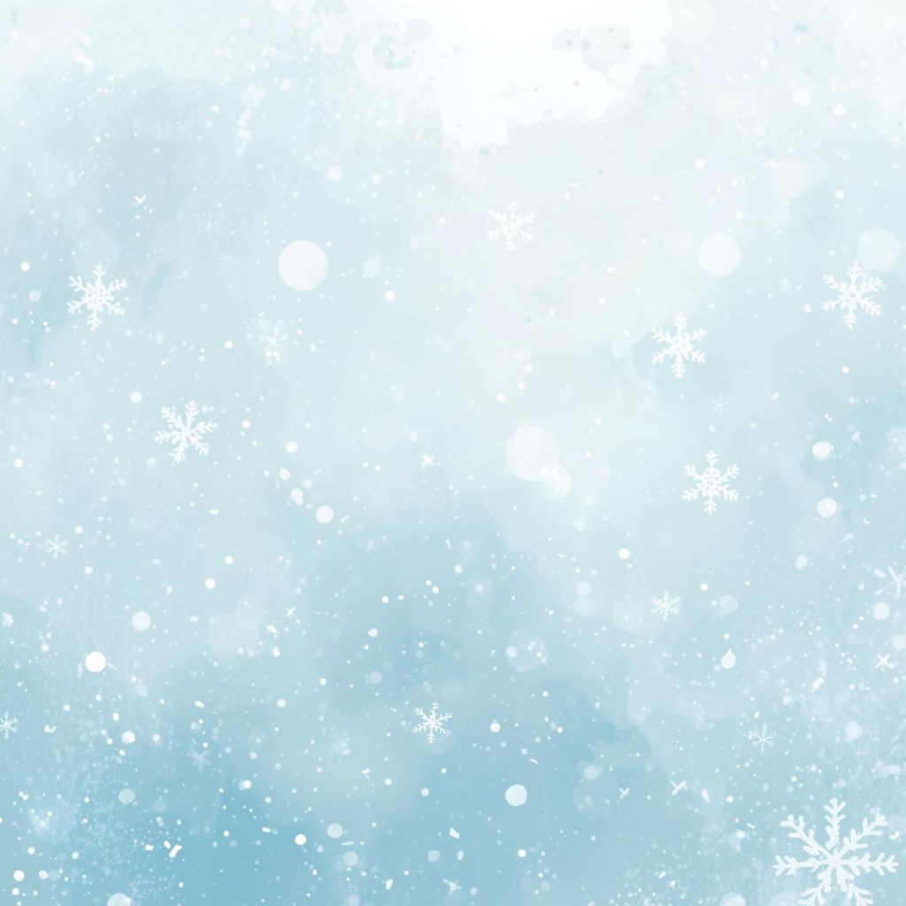 可愛い水彩画の冬のクリップアート 20点セット(PNG)