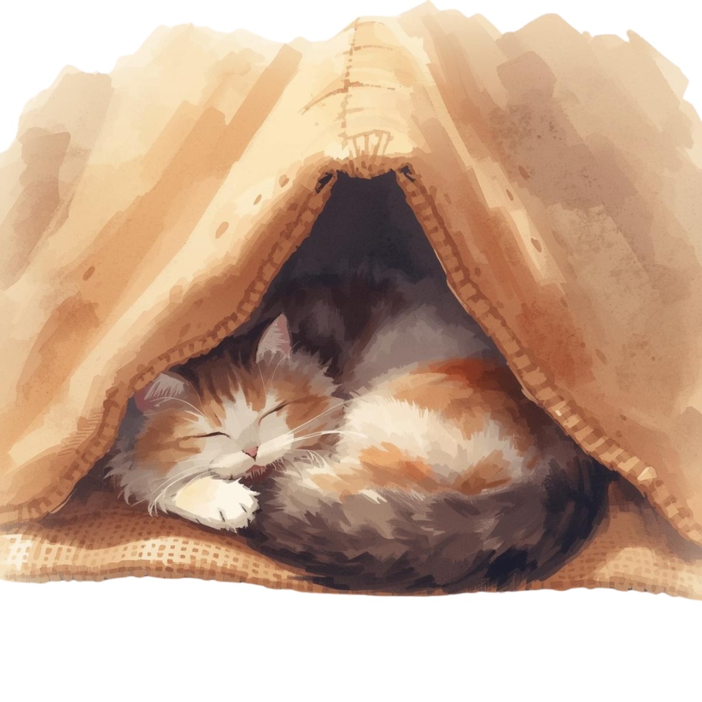 可愛い水彩画の冬のクリップアート 20点セット(PNG)