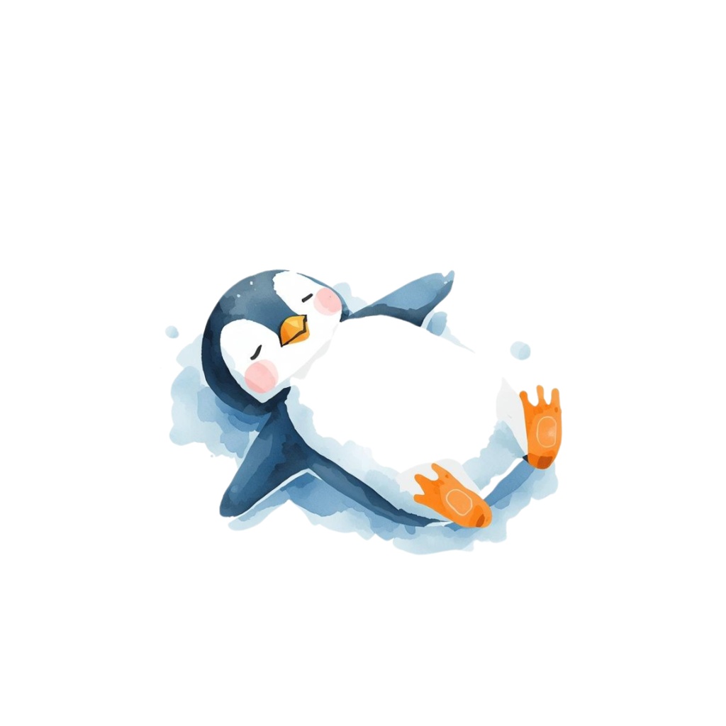 可愛い水彩画の冬のクリップアート 20点セット(PNG)