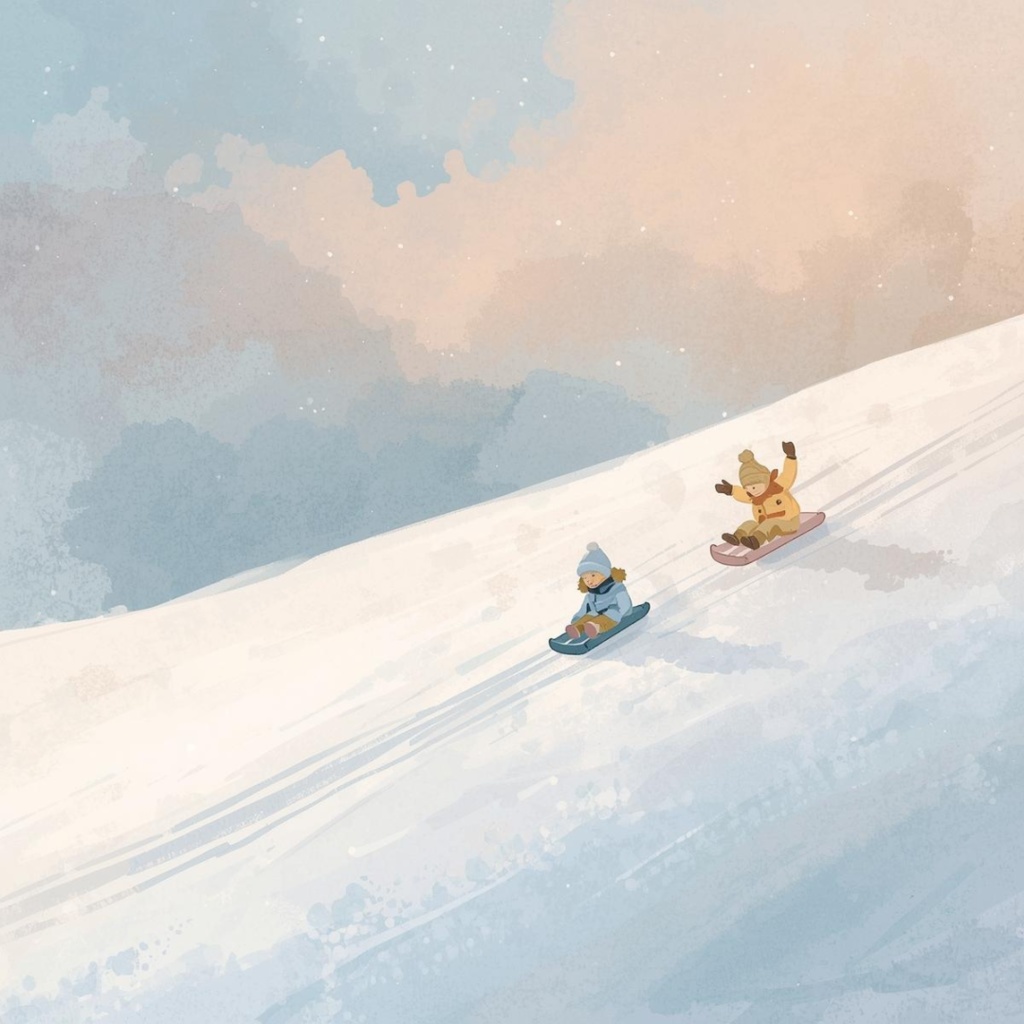 可愛い水彩画の冬のクリップアート 20点セット(PNG)