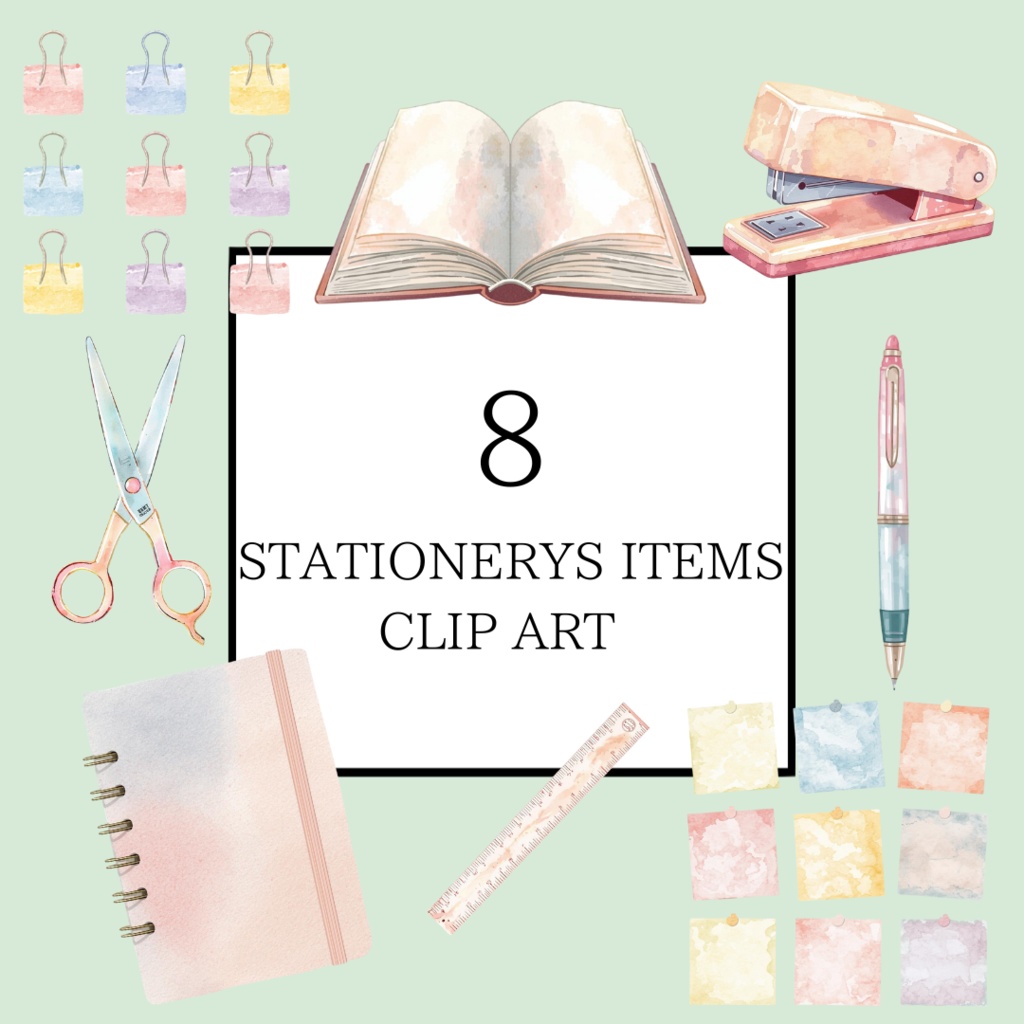  Cozy Days - ほっこり日常アイテム vol.2：Stationery Items（文房具セット）