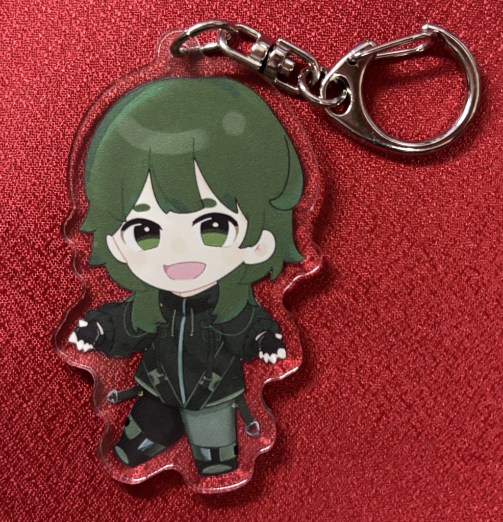 ざむぴよ　アクリルキーホルダー①（ステッカーつき）