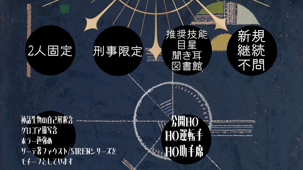 【CoC6版刑事限定】パライソの眩惑、或いはゲヘナの福音【因習村クローズドホラー】【SPLL:E194615】