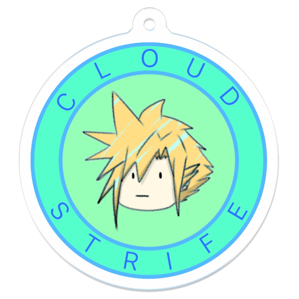 FF7 クラウド・ストライフ アクリルキーホルダー