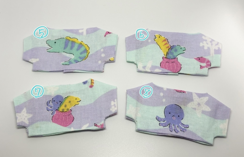 いろいろウツボシャツ(寒色系)