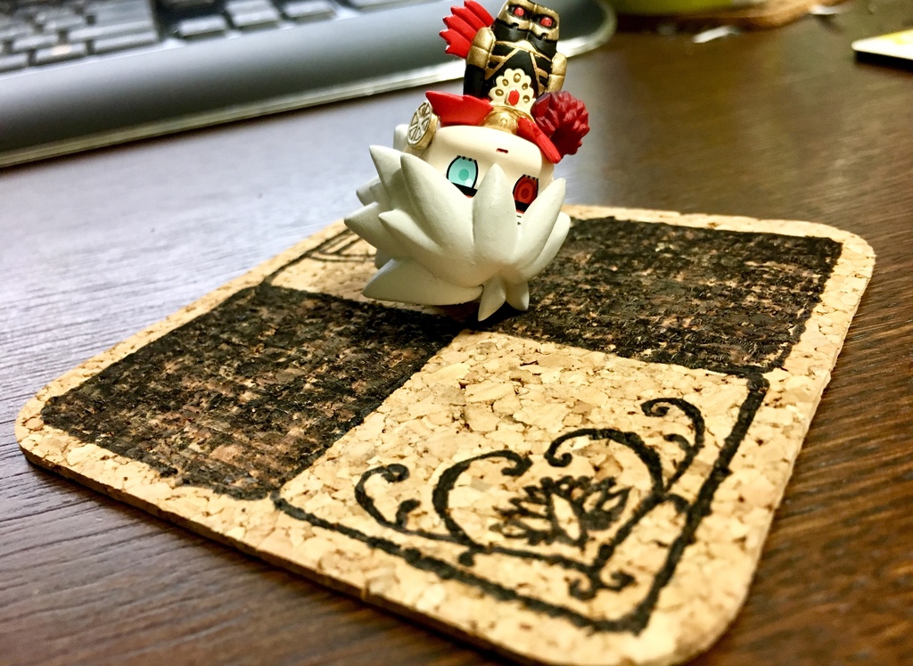 インド兄弟イメージデザインコルクコースター