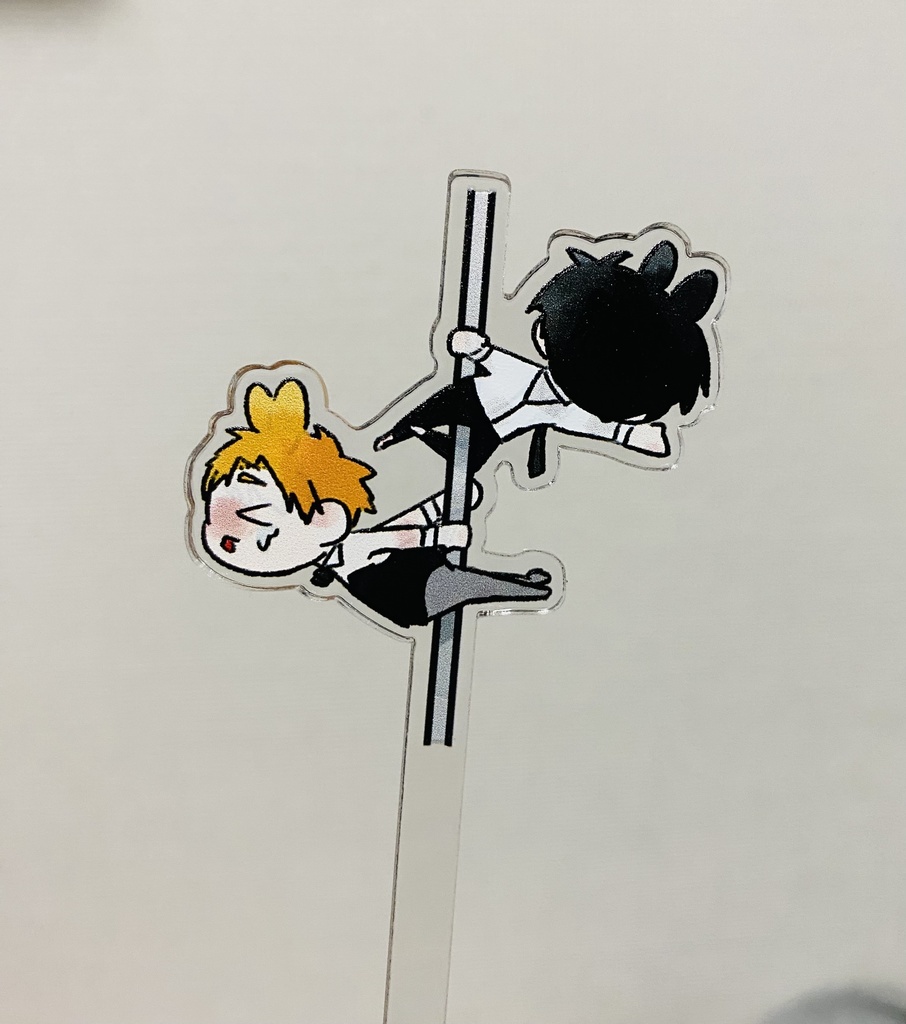 バニーよだつかくるくる遊べるアクリルマドラー