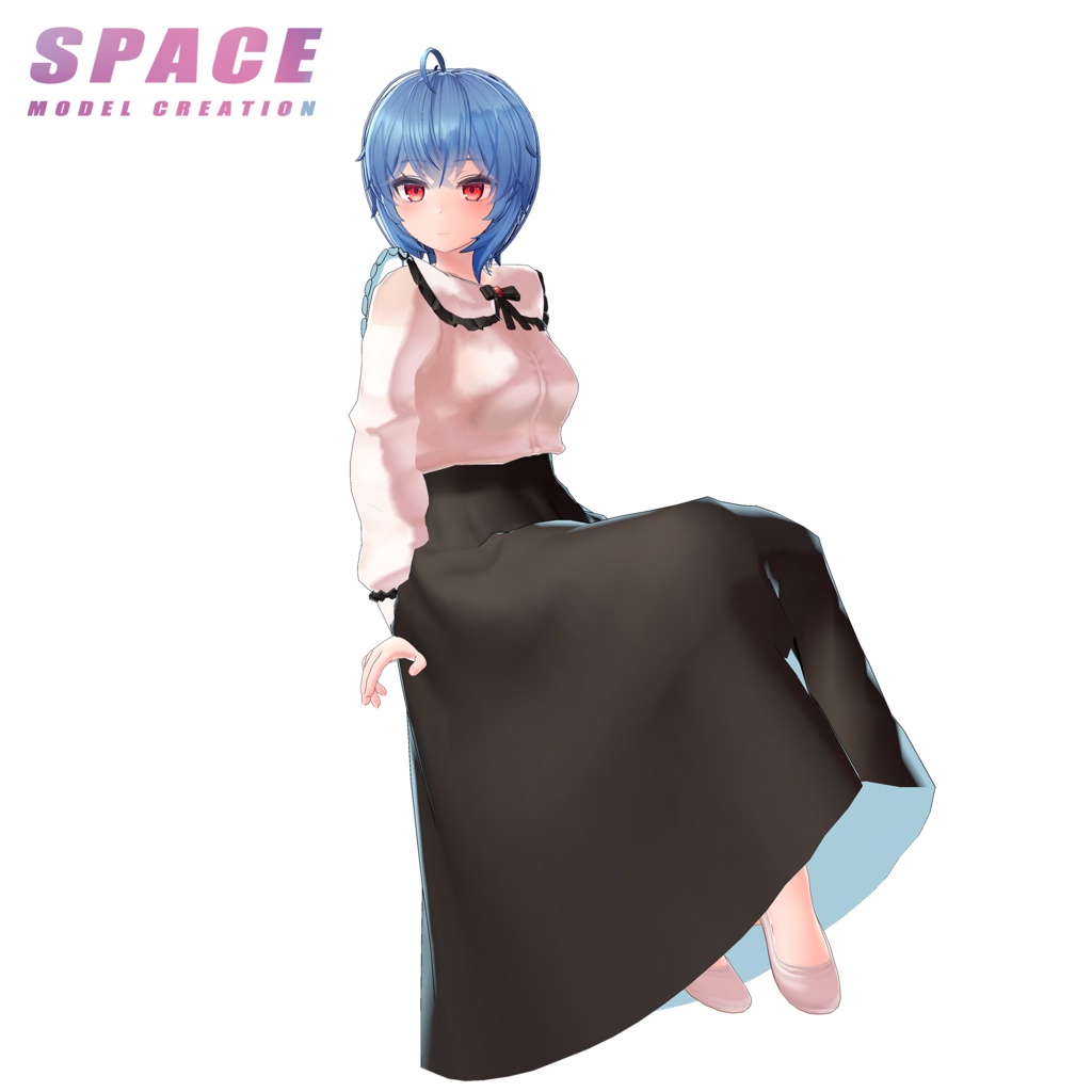 ブラウス&ロングスカート