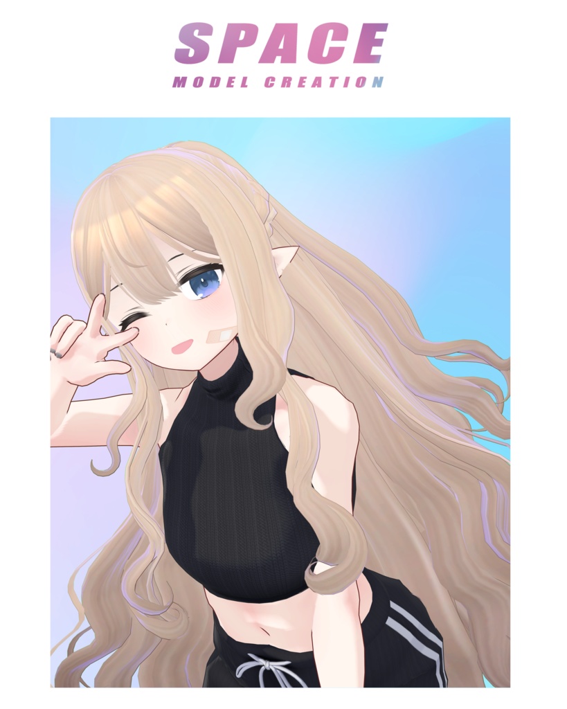 クロノヘア【Physics Bone】