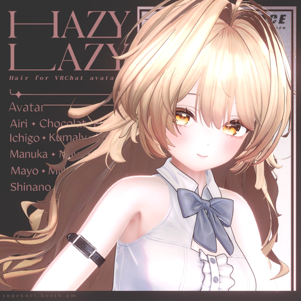 ✦ Hazy Lazy ✦ 【 Hair for VRChat 】