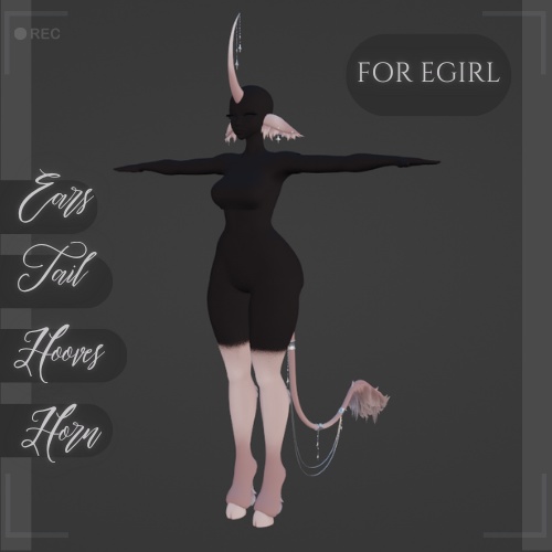 Unicorn hoof set - for Egirl