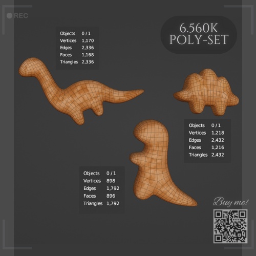 DinoNugget set - Commercial & Personal license