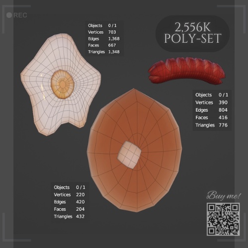 Breakfast set - Commercial & Personal license