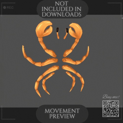 Crab set - Anybase !Blender only!