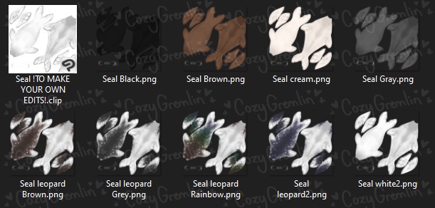 Seal set - Anybase + Biscotty !VRCFURY! !personal only!