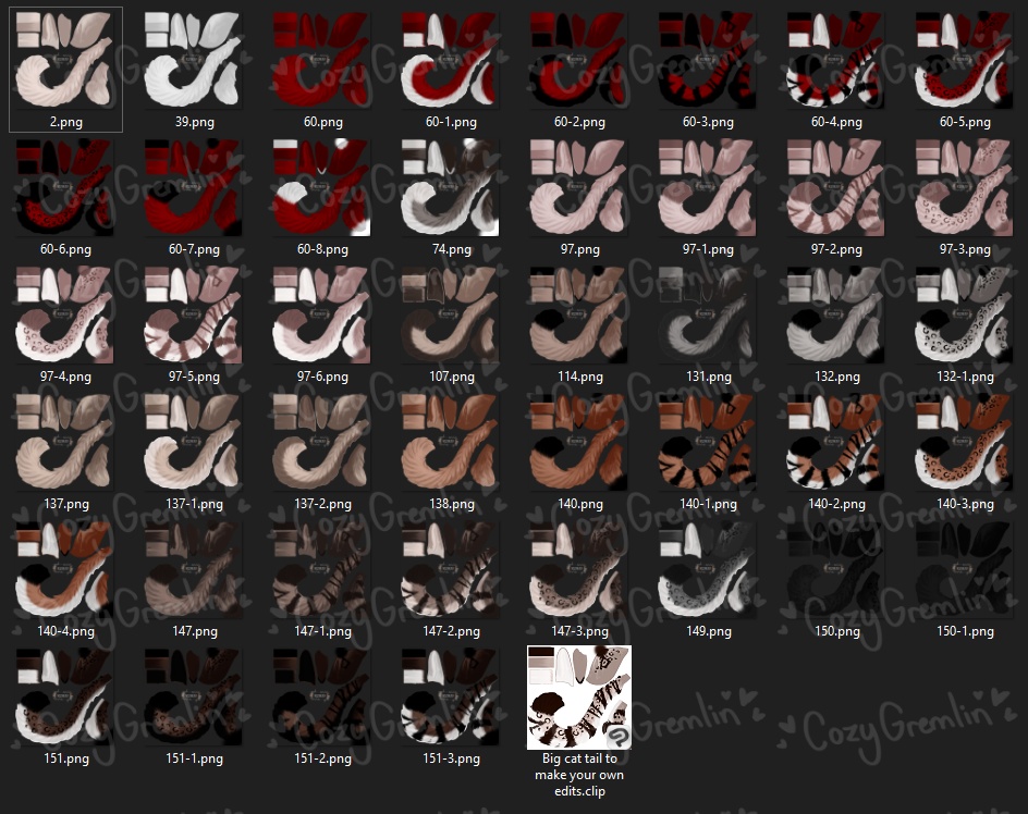 Big cat set v2 - Anybase - !Personal only!