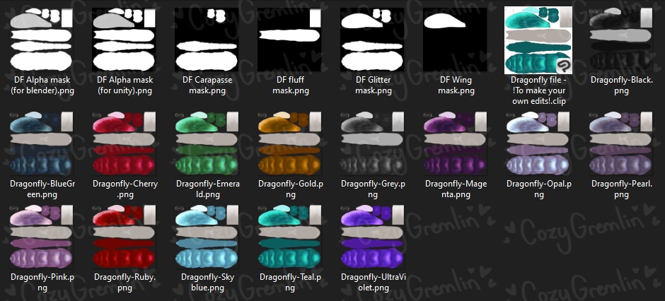 Dragonfly set - Anybase - !Personal only!