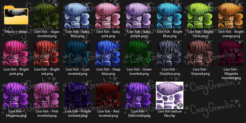 Lionfish set - Luxa - !Personal only!