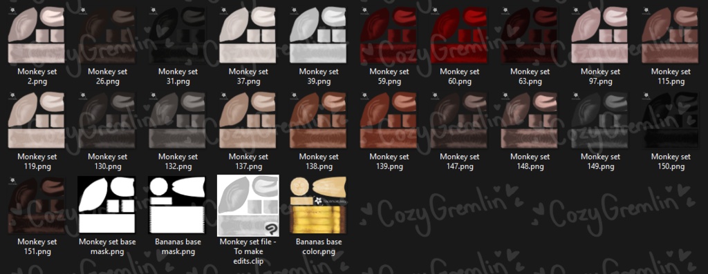 Monkey set - Any base - !Personal only!