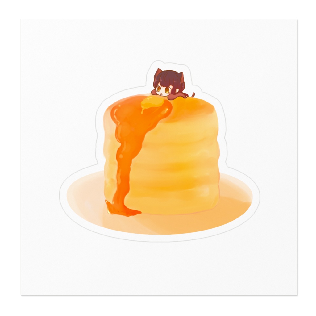 ぱんけーきステッカー