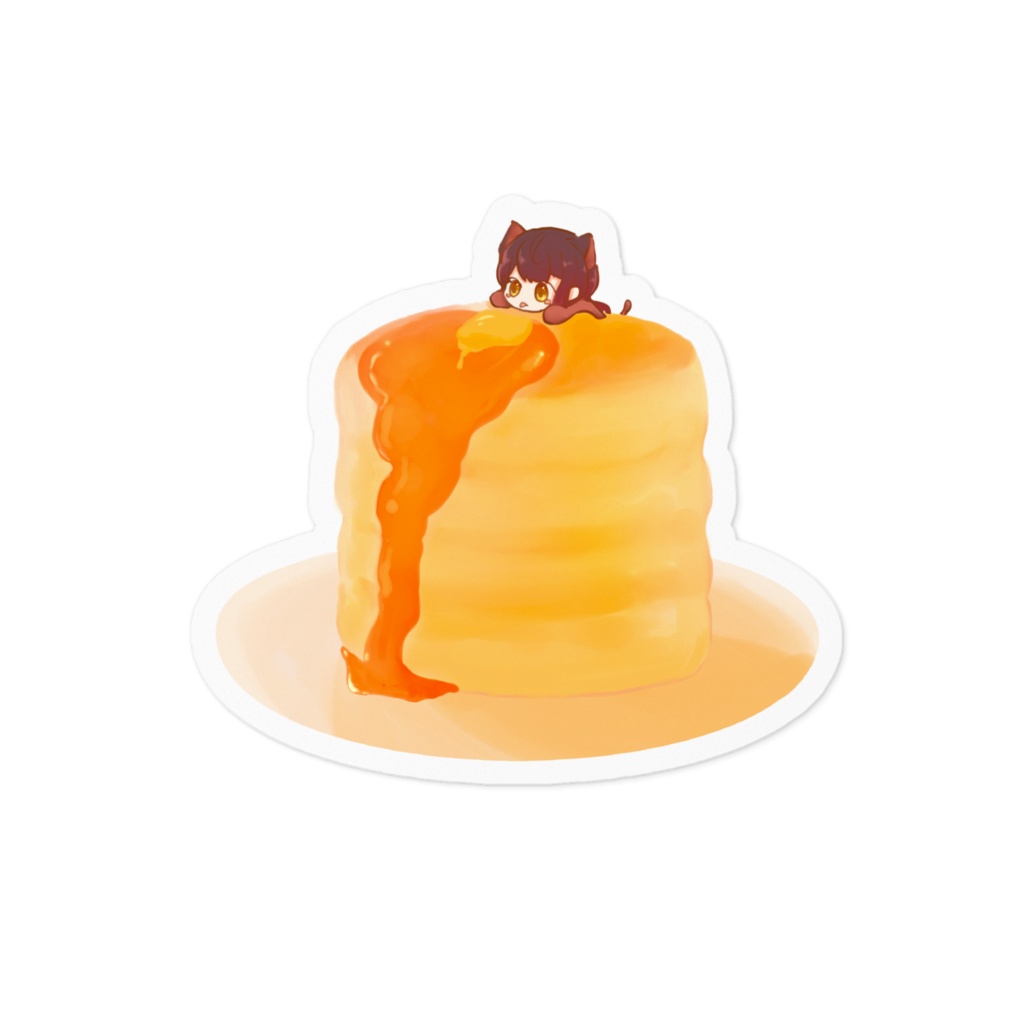 ぱんけーきステッカー