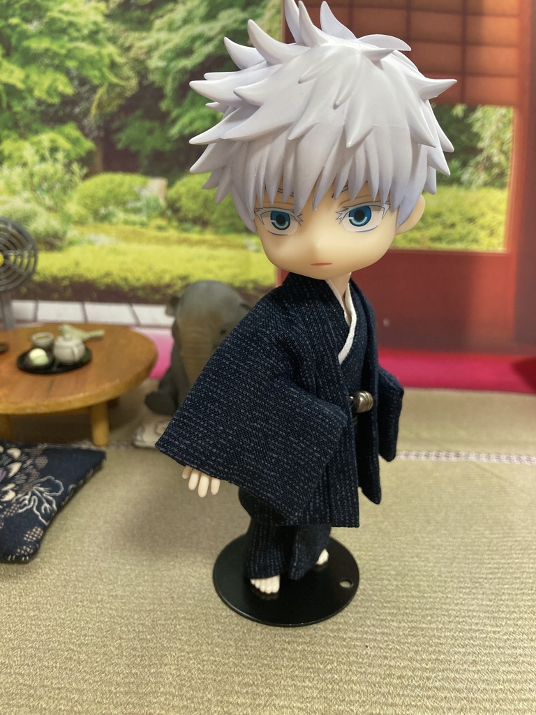 オビツ11 羽織セット 着物 濃紺 #30