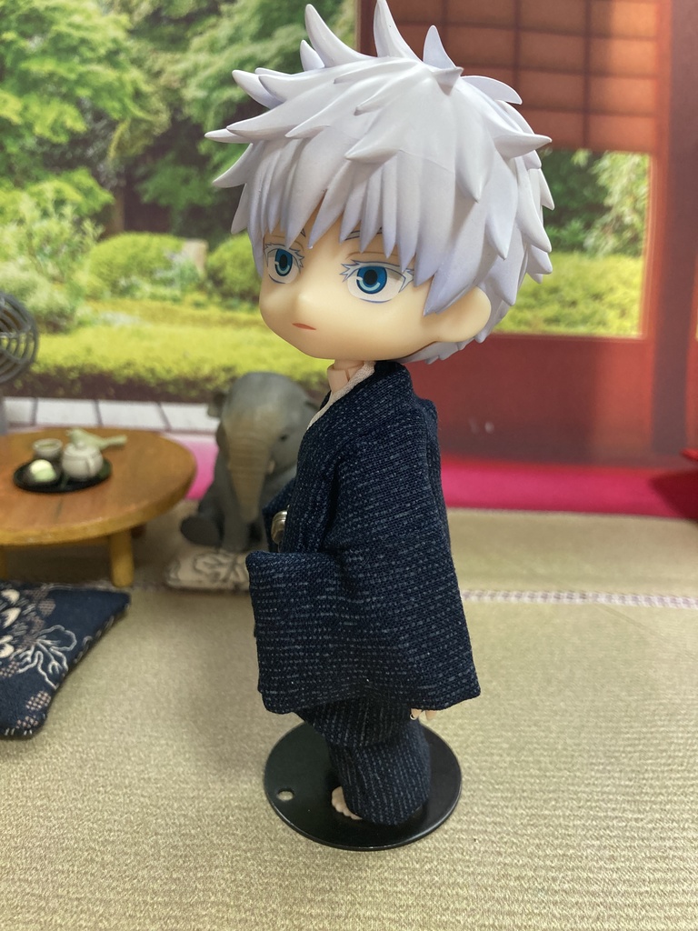 オビツ11 羽織セット 着物 濃紺 #30