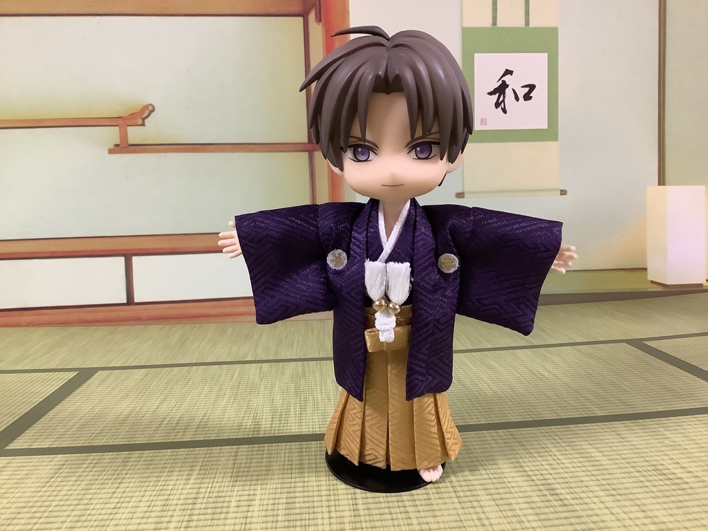 オビツ11サイズ カラー紋付き 江戸紫