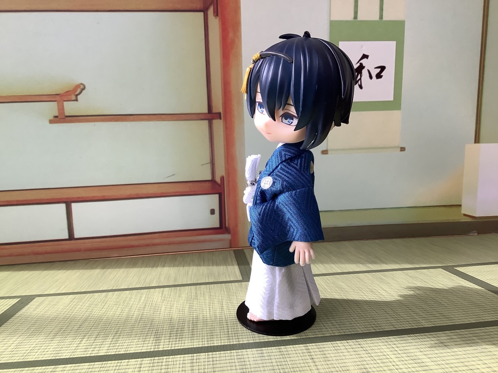 オビツ11サイズ カラー紋付き 青