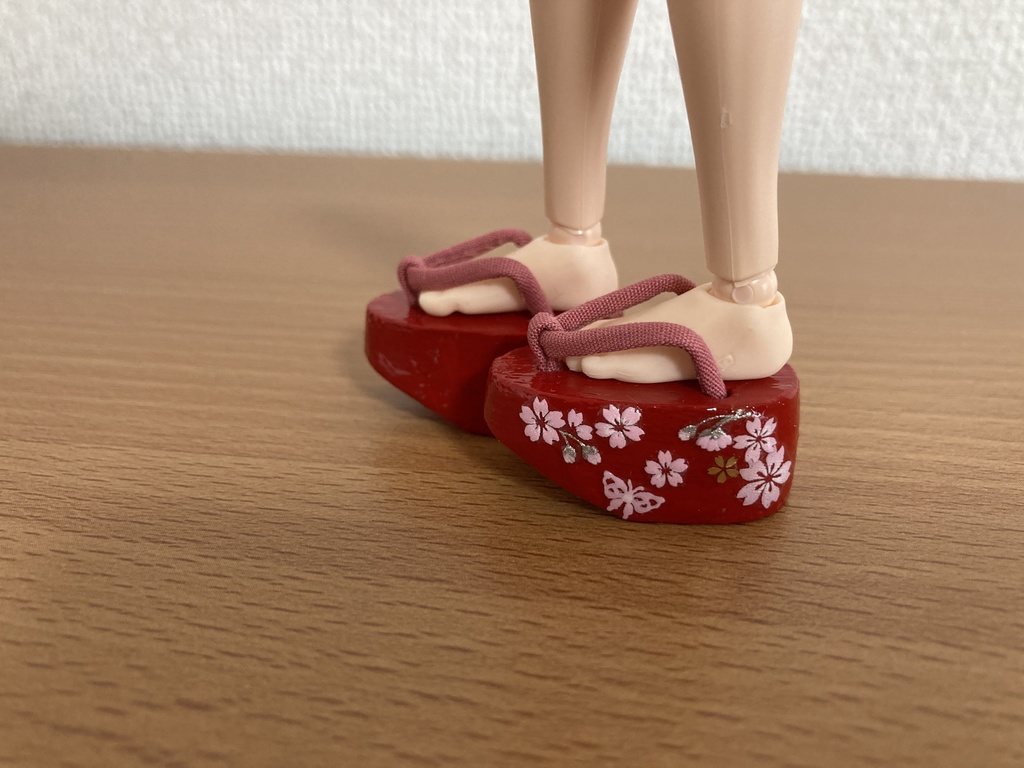 ジェニー　momoko ブライス　サイズ　こっぽり下駄