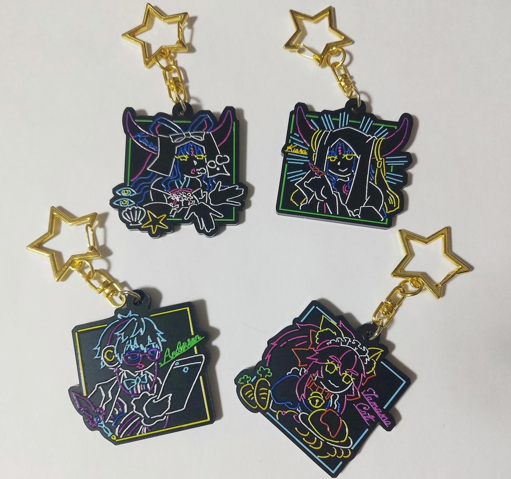 FGOネオン風アクキー