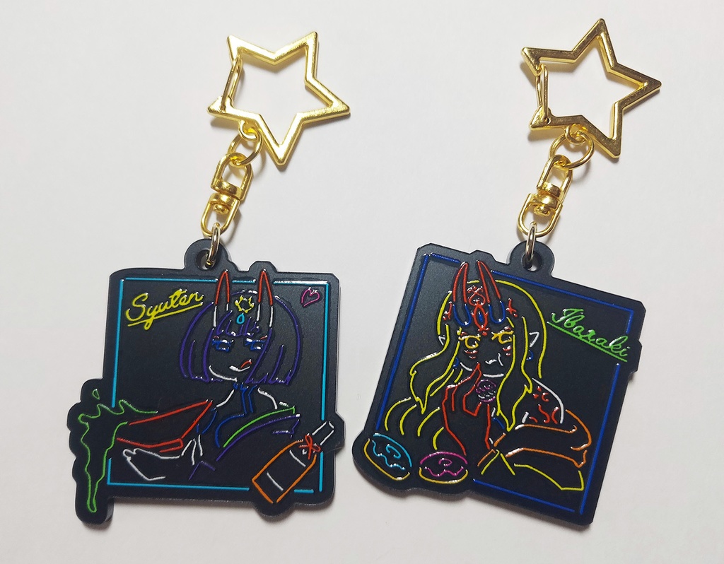 FGOネオン風アクキー